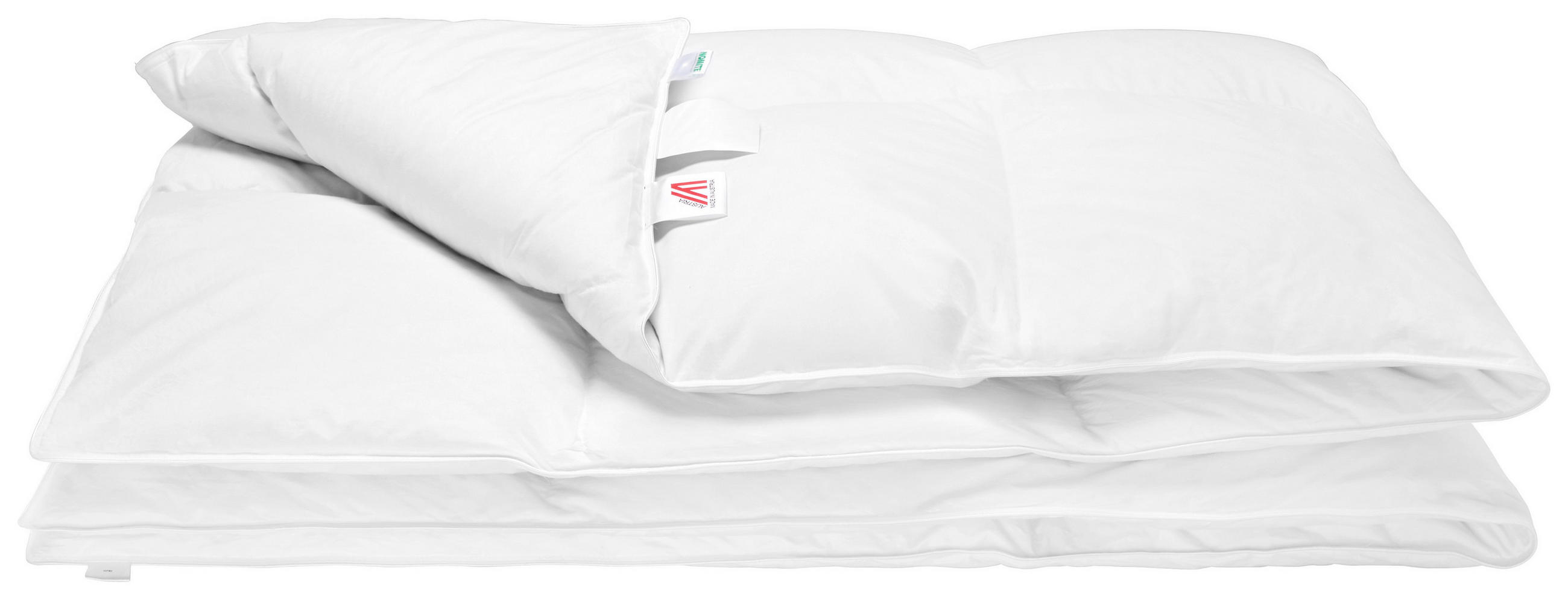 GANZJAHRESDECKE 140/200 cm  - Weiß, Natur, Textil (140/200cm) - Sleeptex