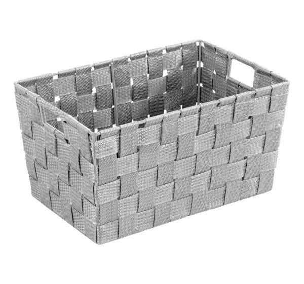 KOŠÍK sivá - sivá, Basics, plast (30/20/15cm)