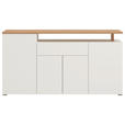 SIDEBOARD  in 179,5/94/40 cm  - Weiß/Eiche Artisan, Basics, Holzwerkstoff (179,5/94/40cm) - Carryhome