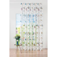 PERDEA CONFECȚIONATĂ transparent  - albastru, Basics, textil (24/31/2cm)