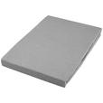 SPANNLEINTUCH Jersey  - Graphitfarben, Basics, Textil (90-100/190-200cm) - Novel