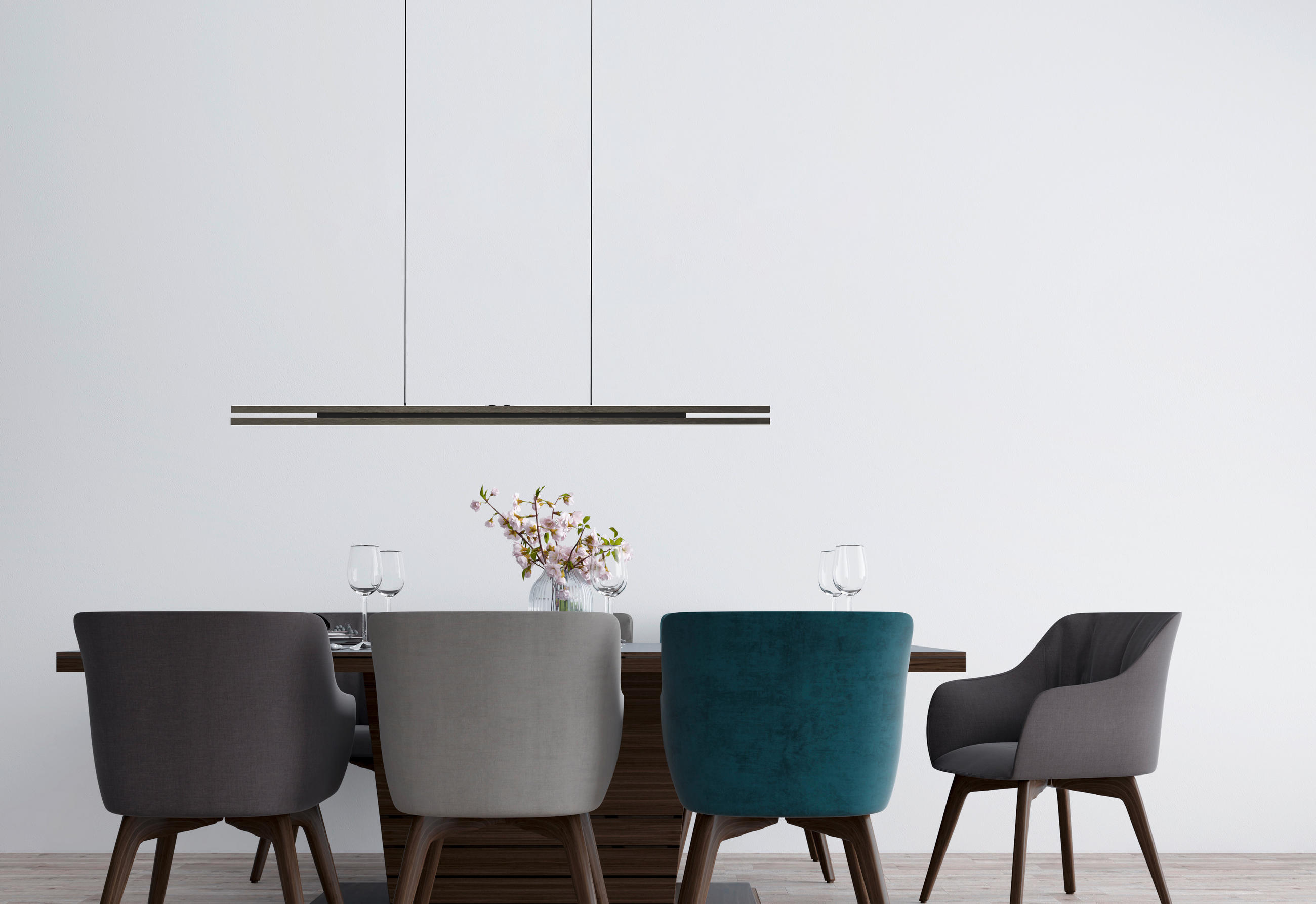 LED-HÄNGELEUCHTE  - Anthrazit, Basics, Metall - elements by BANKAMP