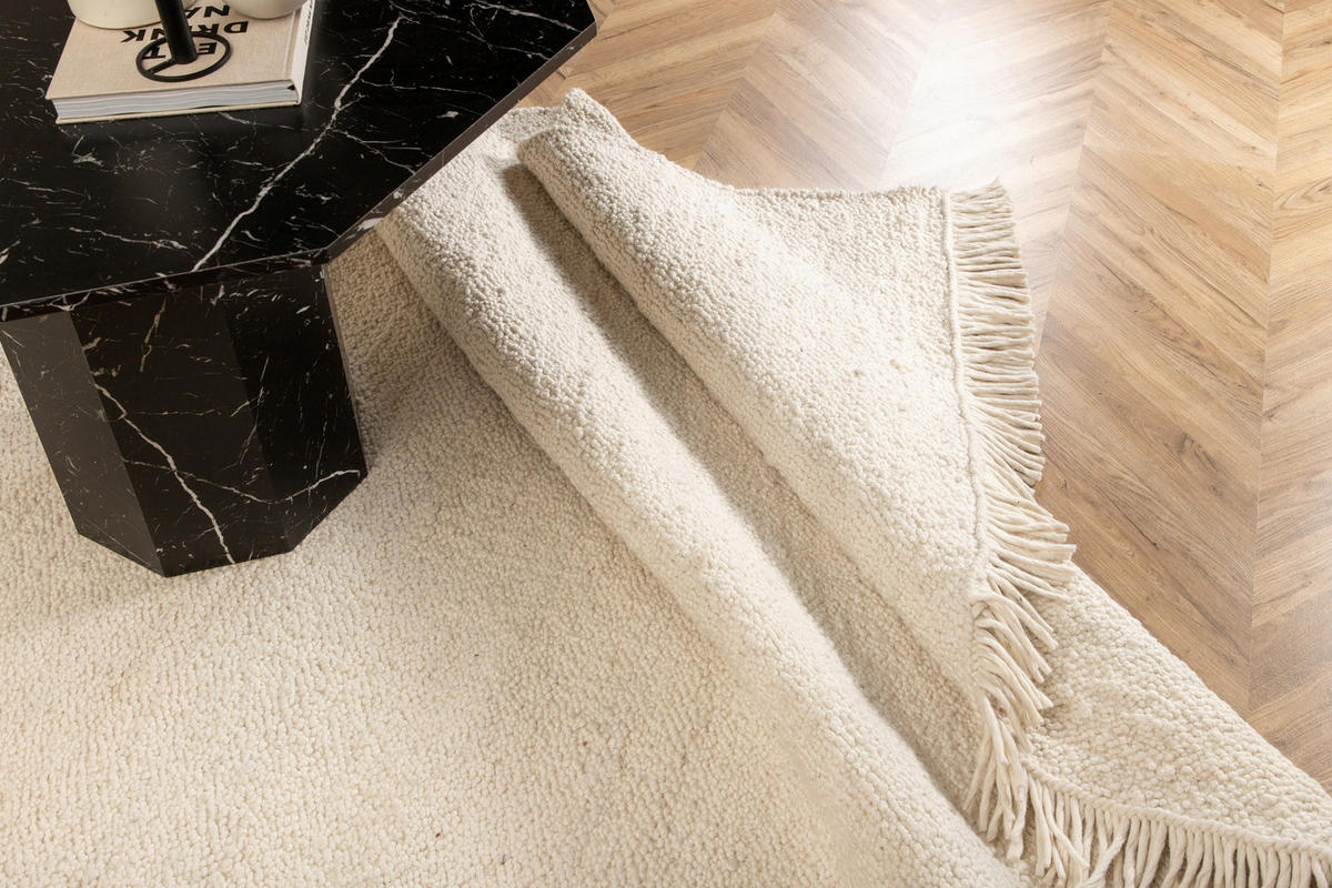 HOCHFLORTEPPICH 300/400 cm Weiß  - Weiß, LIFESTYLE, Textil (300/400cm) - P & B