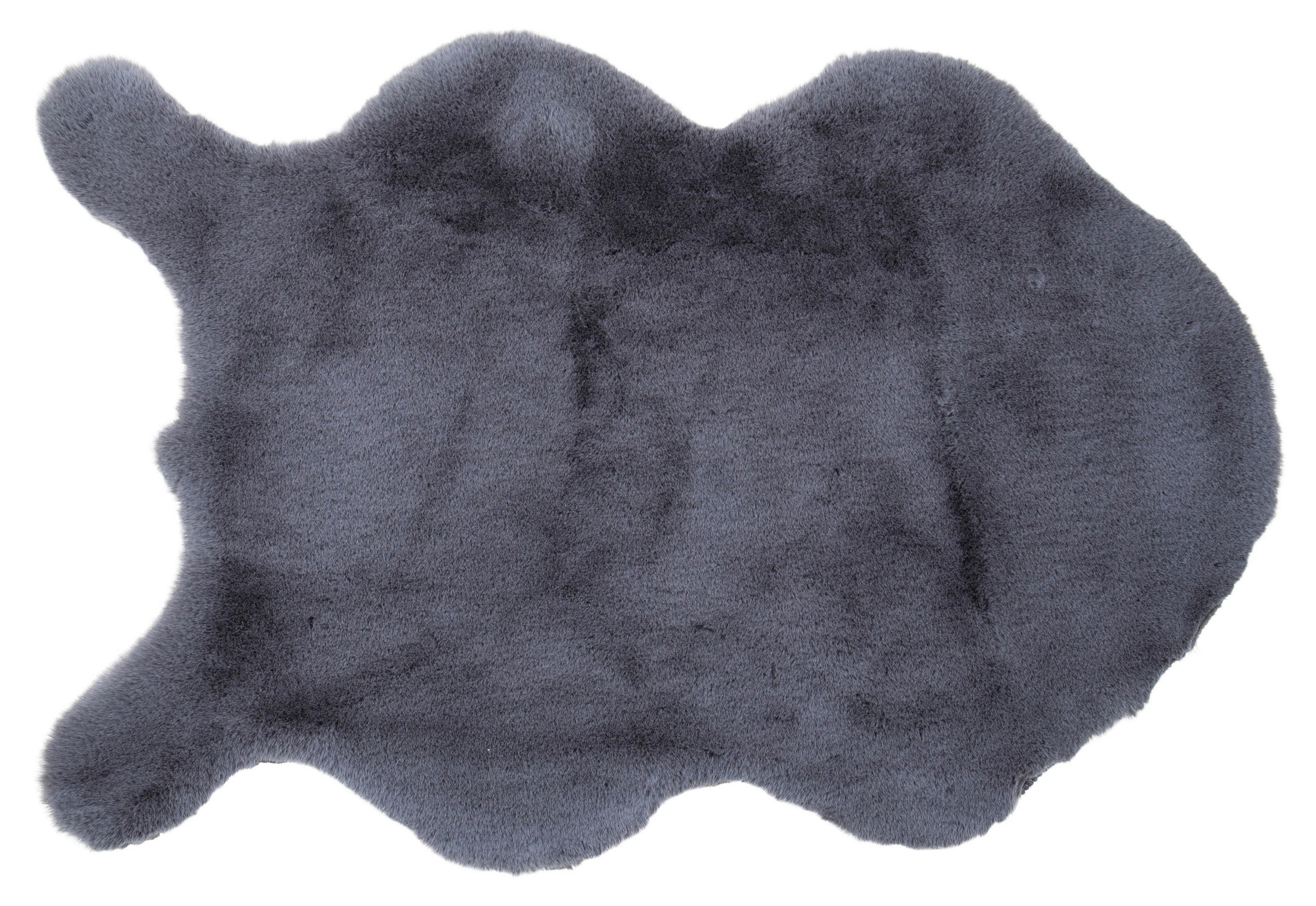 UMĚLÁ KOŽEŠINA, 55/80 cm, šedá - šedá, Basics, textil (55/80cm)