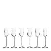 Grappaglas-Set Daily 6-teilig  - Klar, Basics, Glas (20/6cm) - Leonardo