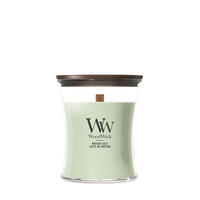 MIRISNA SVEĆA  žalfijazelena  - žalfijazelena, Osnovno, staklo/drvo (10/11/10cm) - WoodWick