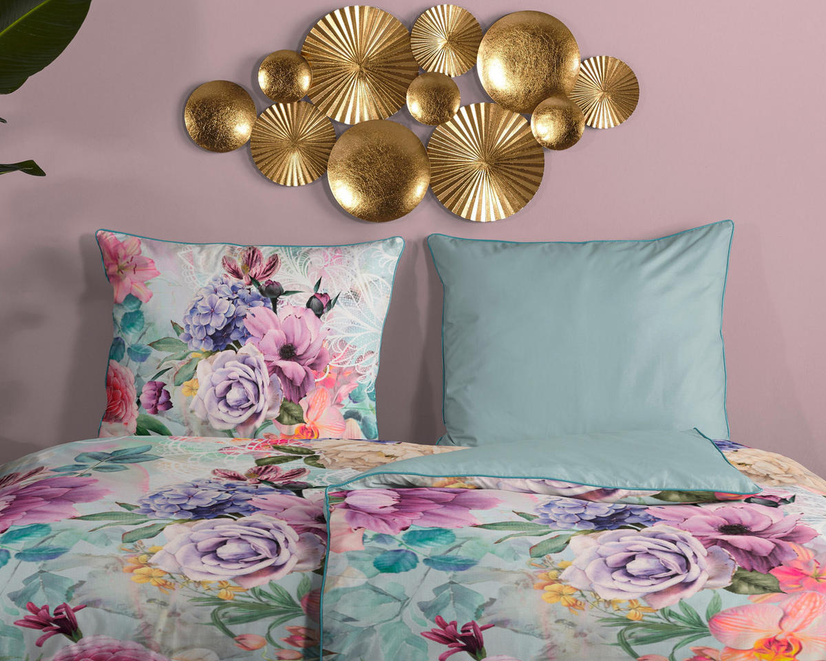 BETTWÄSCHE Descanso Satin 140/200 cm  - Multicolor, LIFESTYLE, Textil (140/200cm)