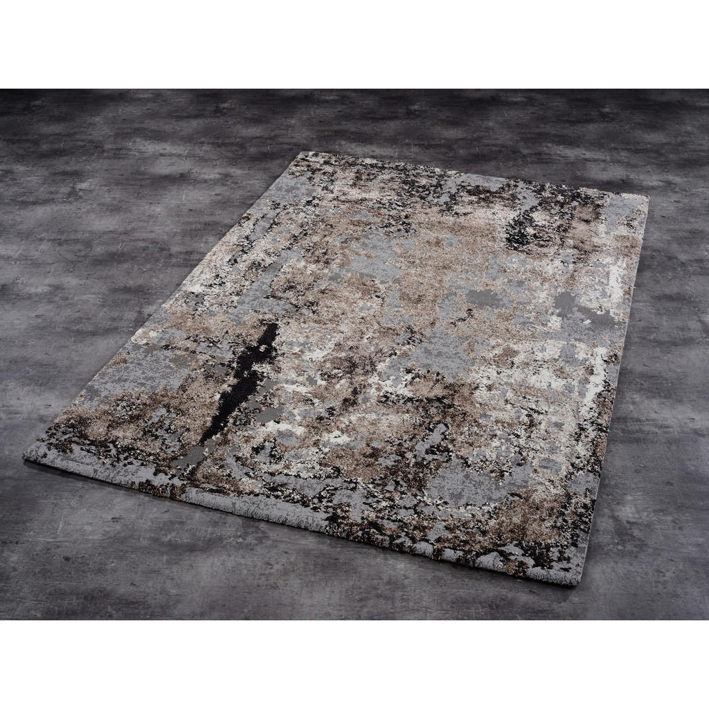 Thumbnail - Novel Webteppich Timeline Quantum, Braun, Beige, Textil, rechteckig, 200x250 cm, Teppiche & Böden, Teppiche, Moderne Tep...