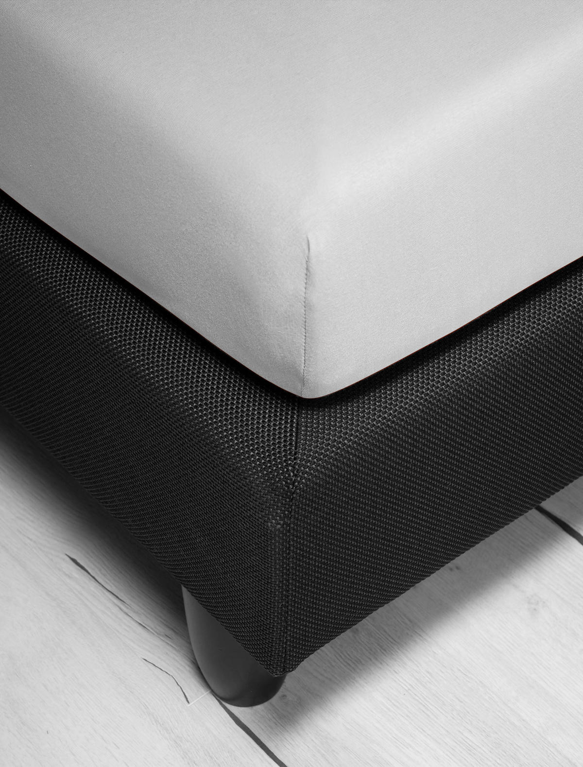 SPANNLEINTUCH 180-200/200 cm Jersey  - Grau, KONVENTIONELL, Textil (180-200/200cm) - Irisette