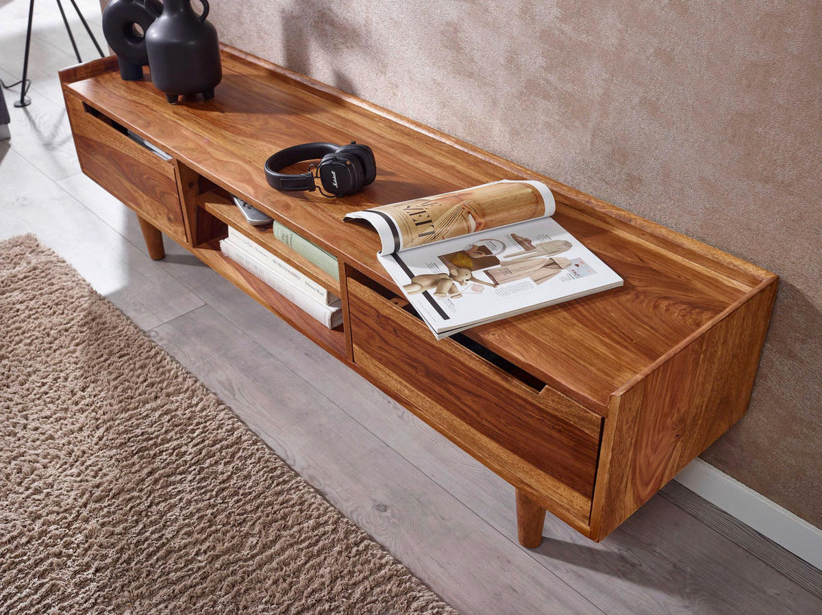 LOWBOARD  in 145/43/35 cm  - Sheeshamfarben, MODERN, Holz (145/43/35cm) - MID.YOU