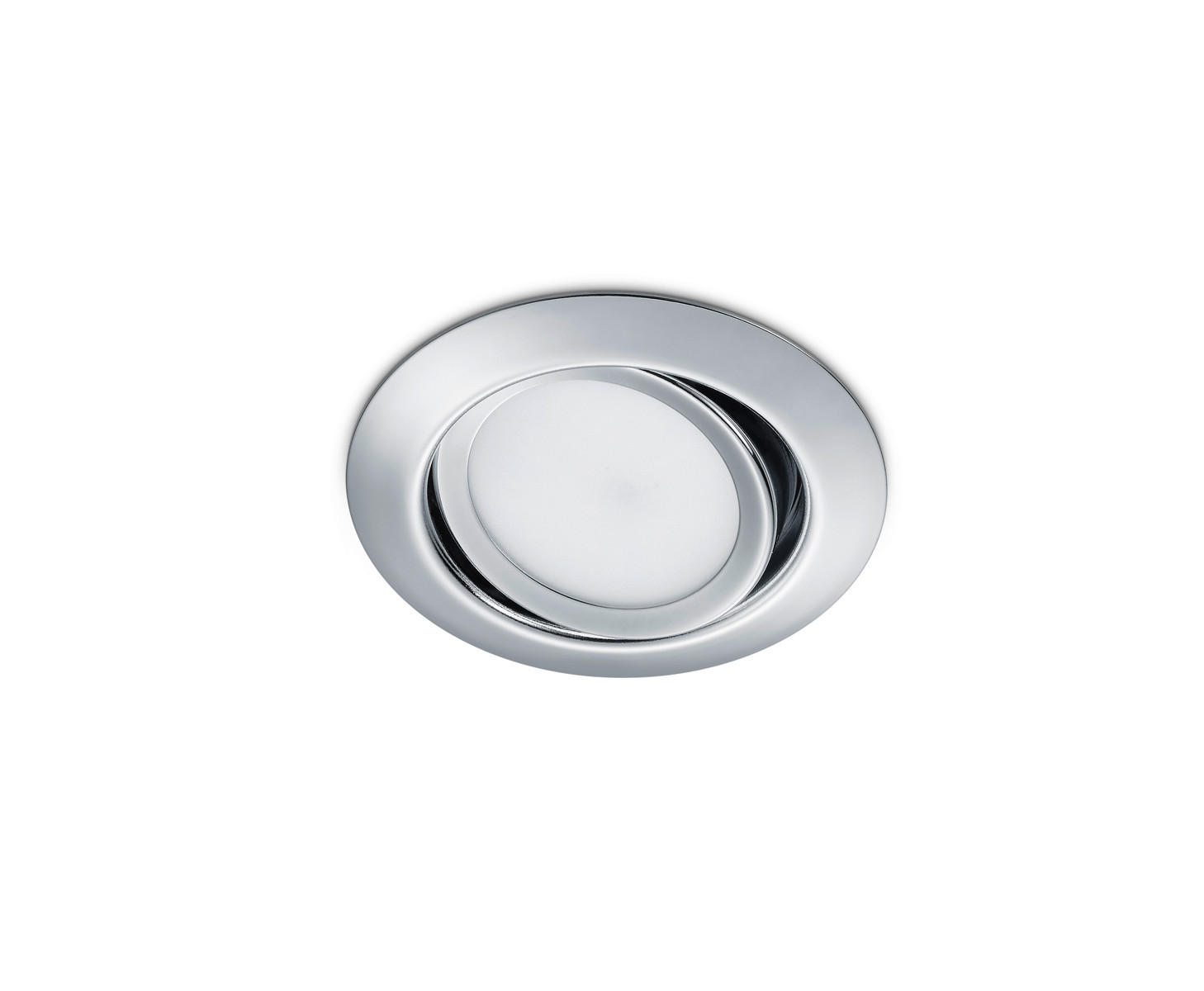 LED-EINBAUSPOT Aura 8,0/3,4 cm   - Chromfarben, KONVENTIONELL, Metall (8,0/3,4cm) - Trio Leuchten