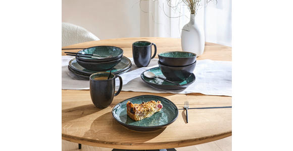 KOMBISERVICE SØREN GREEN 10-teilig  - Grün, Trend, Keramik - Novel