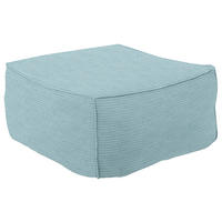 HOCKER Cord Hellblau  - Hellblau, Design, Textil (86/38/86cm) - Pure Home Lifestyle
