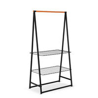 KLEIDERSTÄNDER in Schwarz 60/99,5/16 cm   - Schwarz, Basics, Metall (60/99,5/16cm) - Brabantia