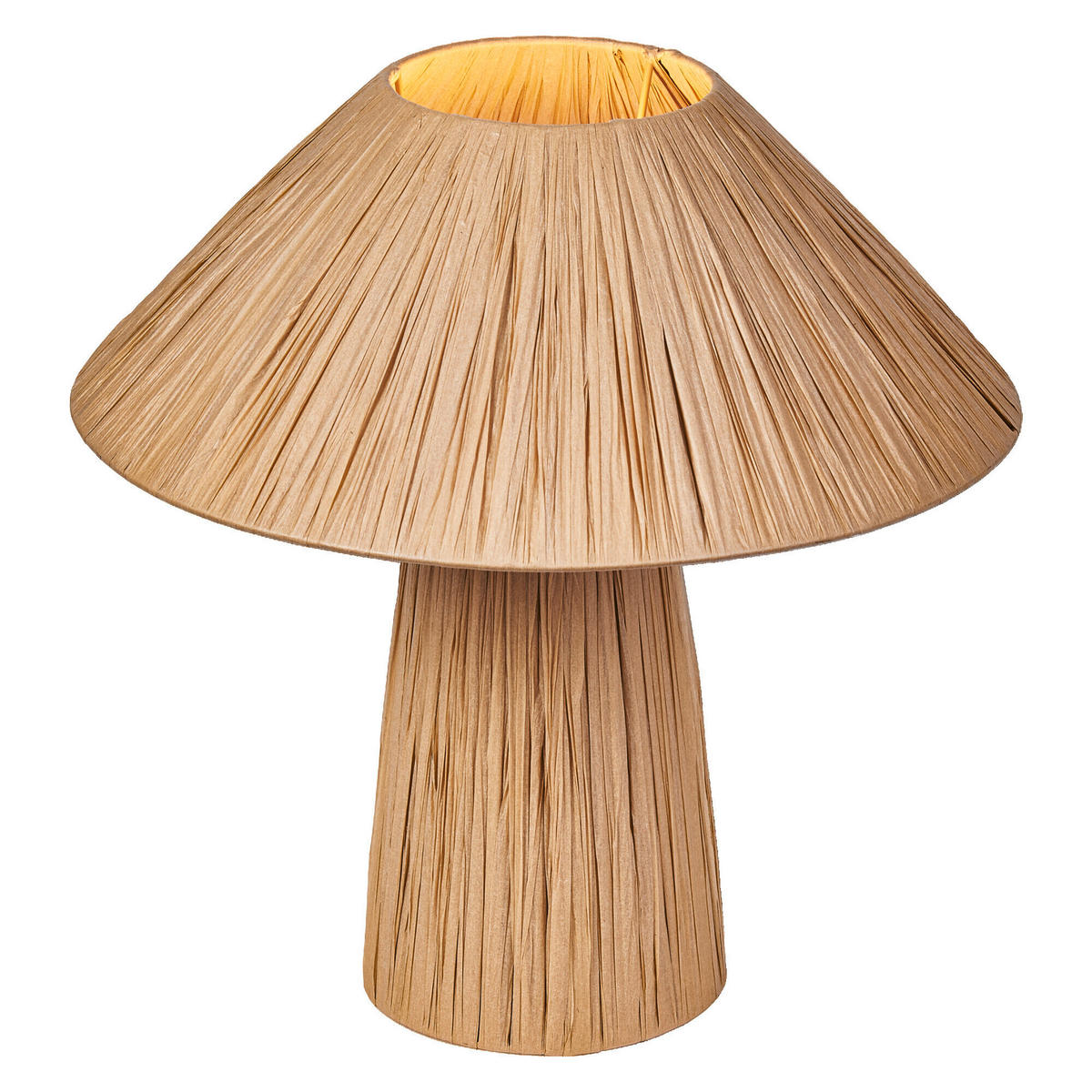 TISCHLEUCHTE 40/40,5 cm   - Braun, Natur, Naturmaterialien/Metall (40/40,5cm) - Ledvance