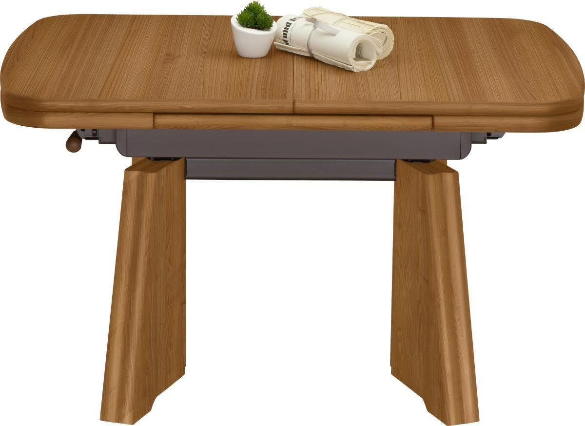 COUCHTISCH in Metall, Holzwerkstoff 90-131/65/56-75 cm  - Kirschbaumfarben, Konventionell, Holzwerkstoff/Metall (90-131/65/56-75cm) - Venda