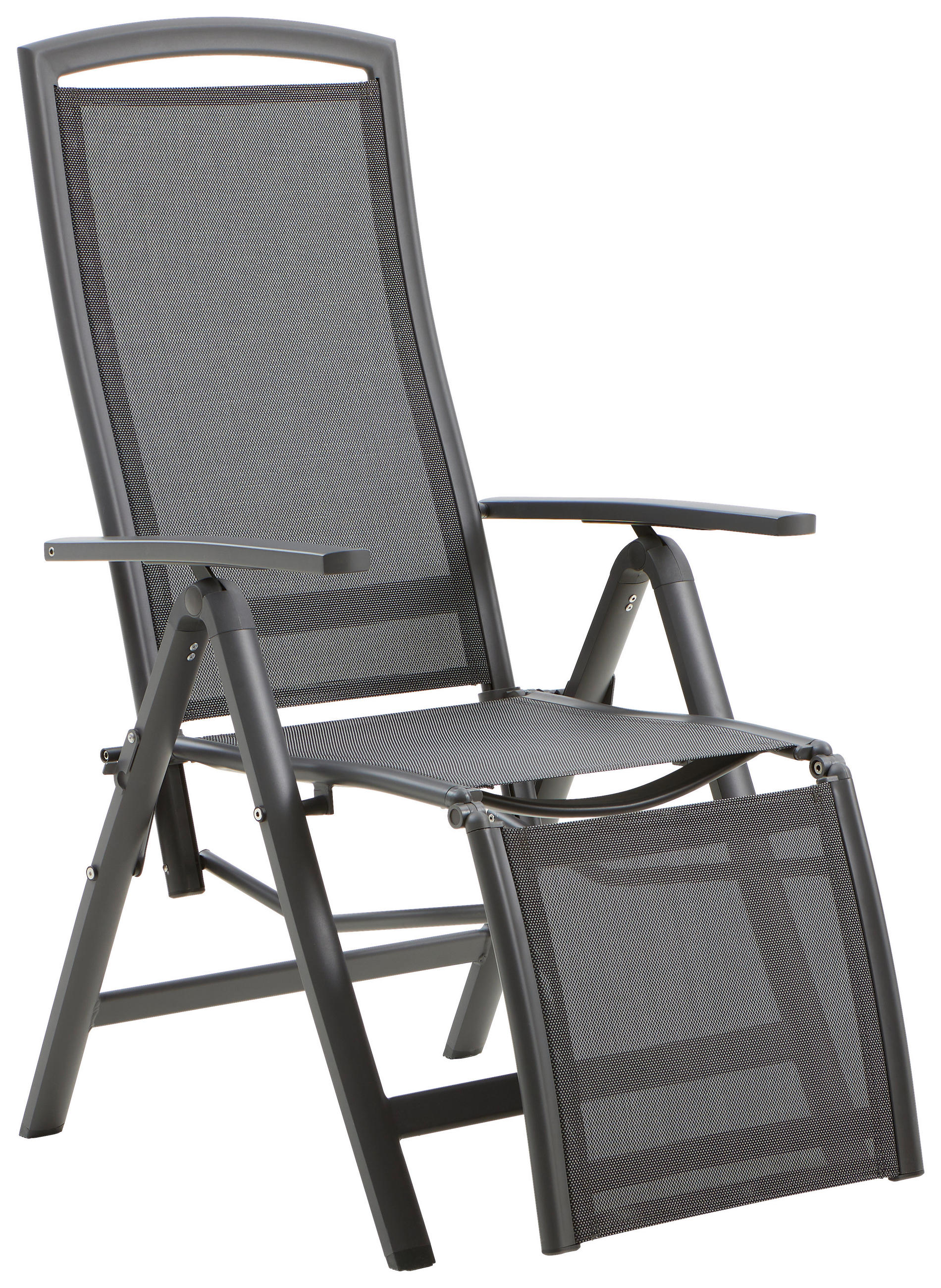 RELAXAČNÍ KŘESLO kov, textil - tmavě šedá/antracitová, Design, kov/textil (62/117/76cm) - Amatio