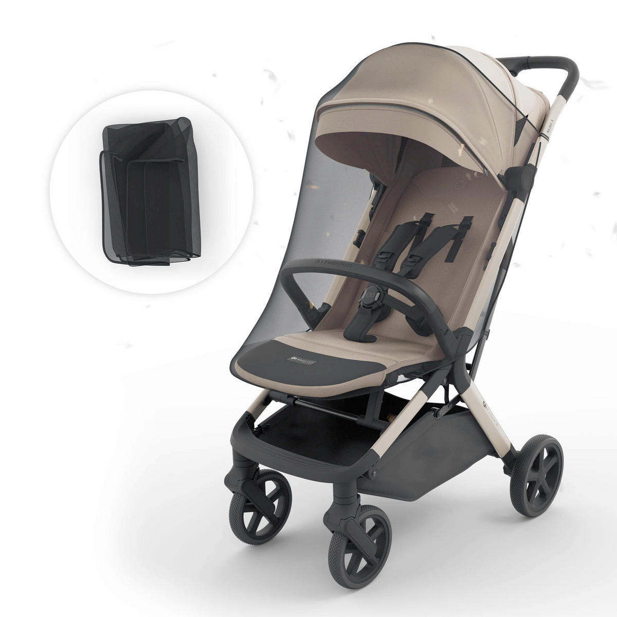 KINDERWAGEN Nubi 3  - Multicolor, Basics, Kunststoff/Textil (68,5/53/106,5cm) - Kinderkraft