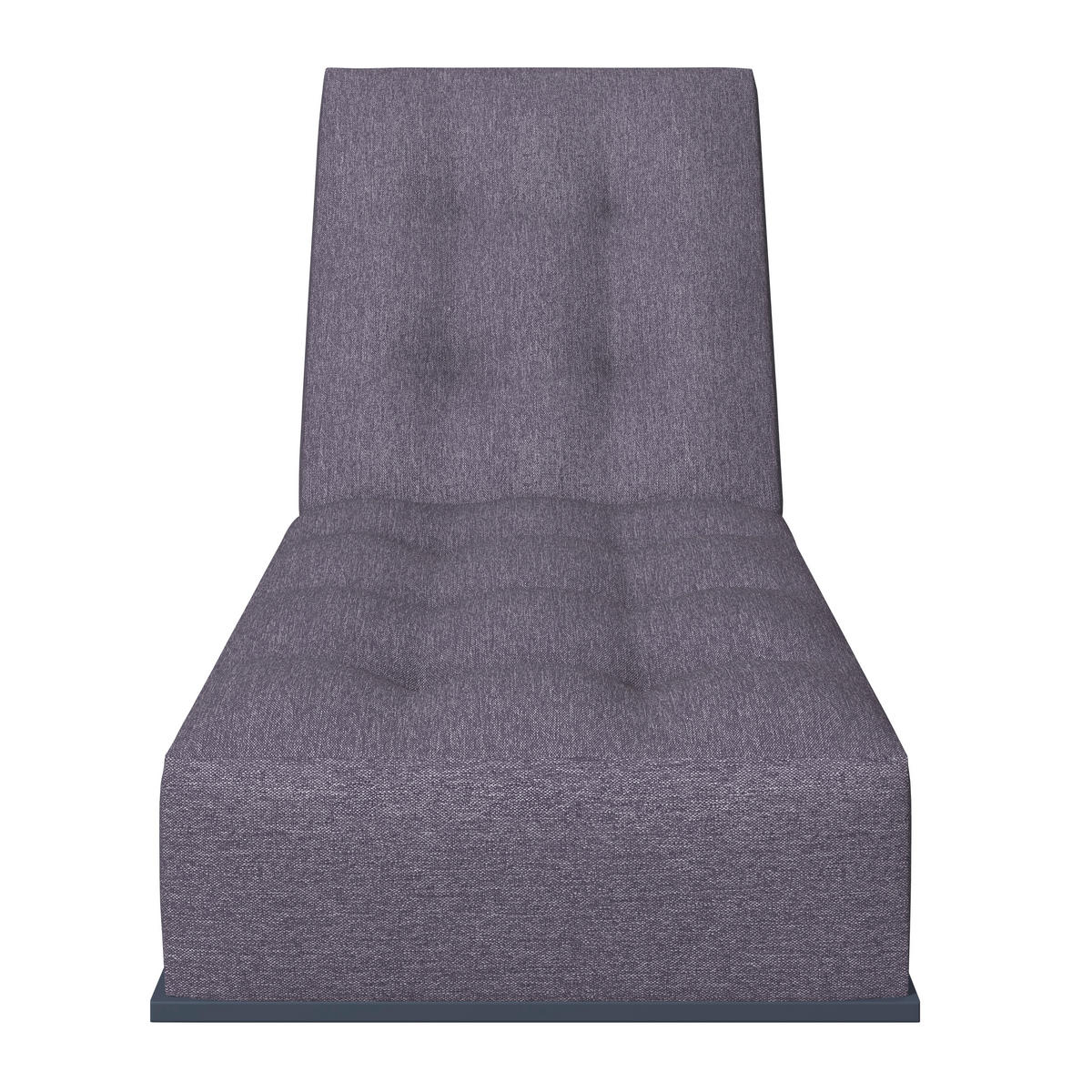 ZÁHRADNÉ LEŽADLO kov, textil - biela/tmavosivá, Modern, kov/textil (200/31/75cm) - Ambia Garden