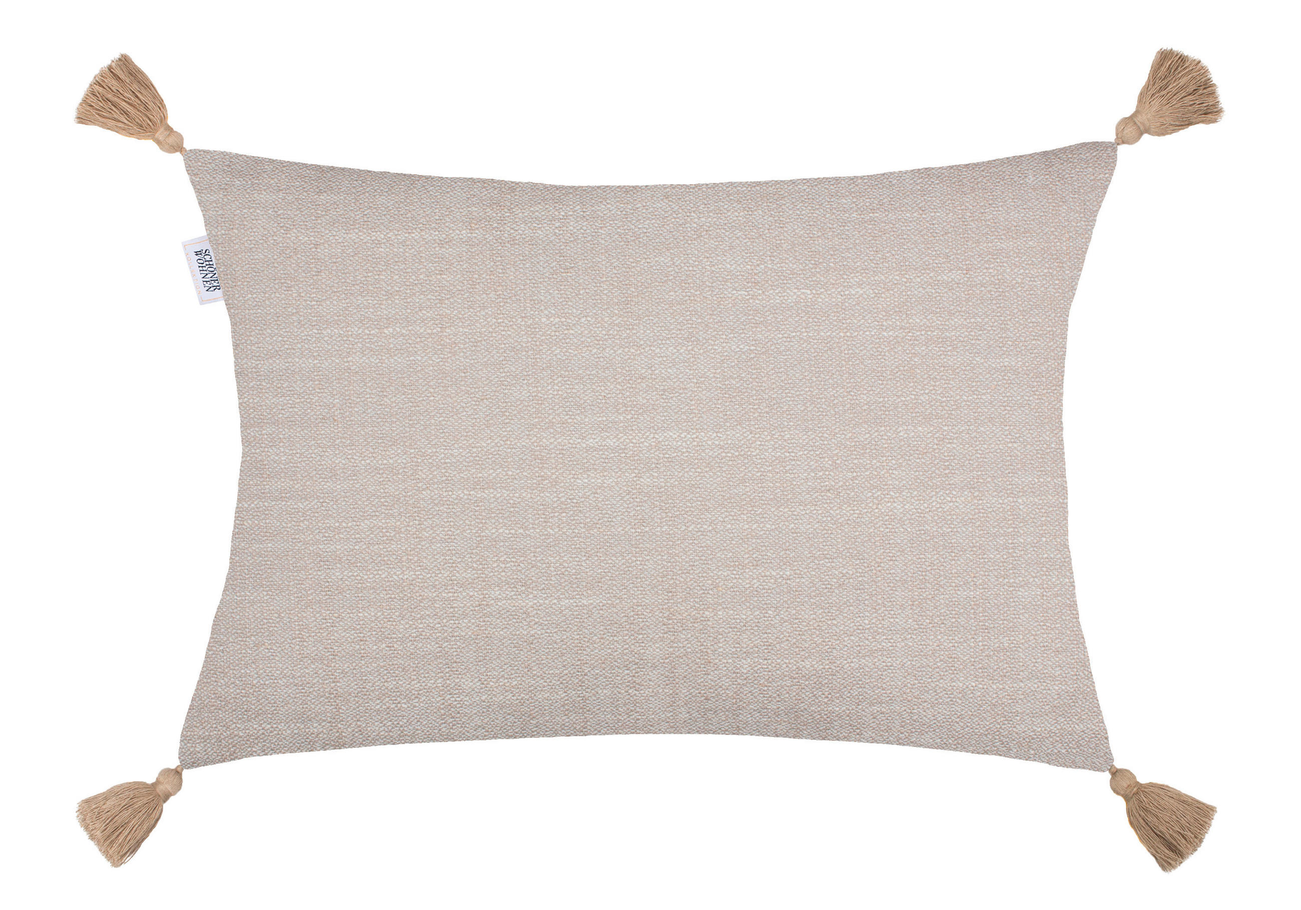 KISSENHÜLLE SW-BOHO 38/58 cm  - Sandfarben/Greige, Basics, Textil (38/58cm) - Schöner Wohnen