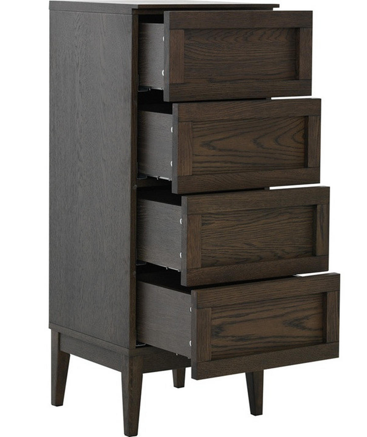 BYRÅ 42/105/42 cm  - mörkbrun, Design, trämaterial/trä (42/105/42cm) - Best Price