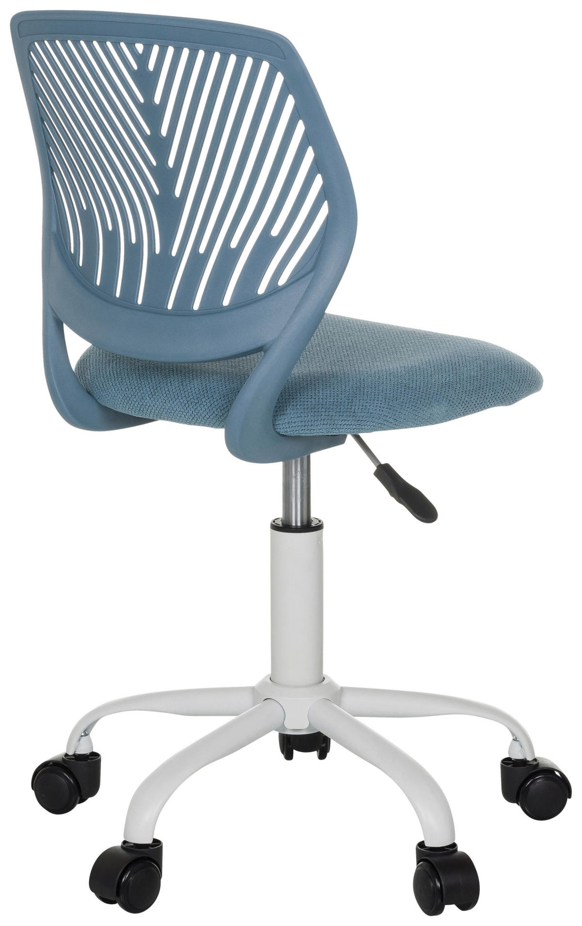 OTOČNÁ ŽIDLE PRO MLÁDEŽ, modrá - bílá/modrá, Moderní, kov/textil (51/75 - 85/51cm) - MID.YOU