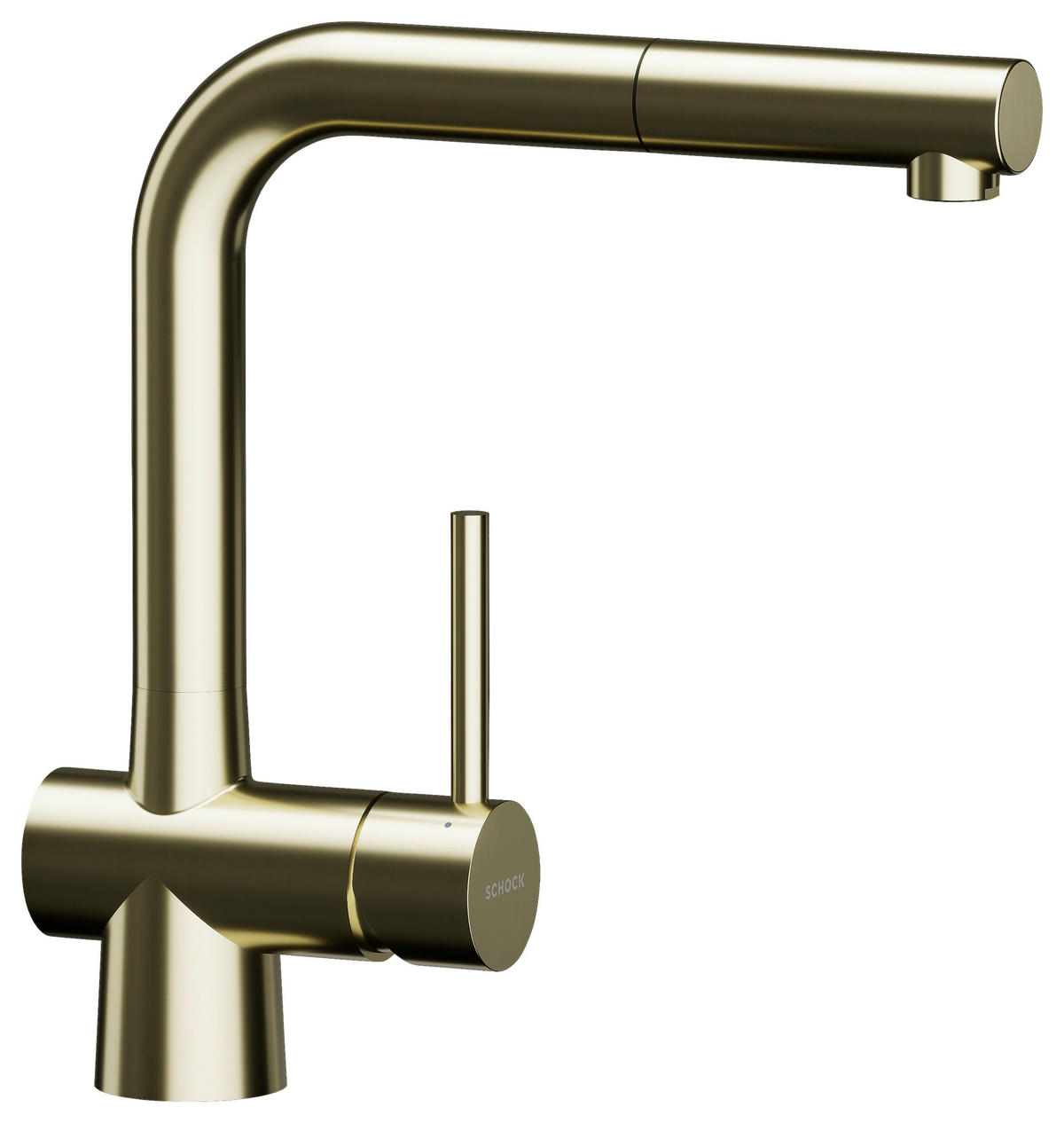 KÜCHENARMATUR 517120WGO  - Goldfarben/Weiß, Basics, Metall (5,1/28,5/21,6cm) - Schock