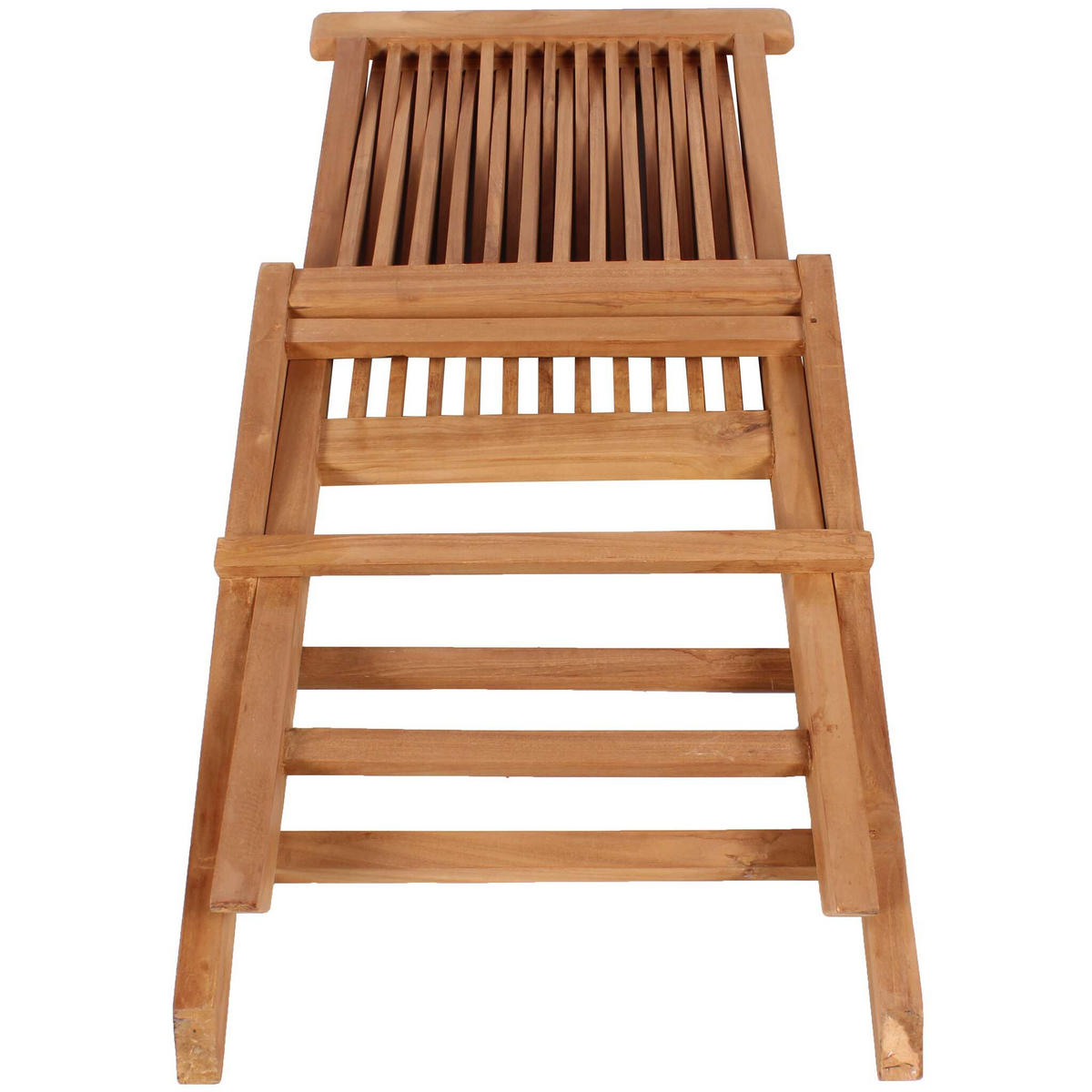 GARTENSESSEL-SET Teakholz Teakfarben  - Teakfarben, Basics, Holz (47/89/62cm) - Gardenson