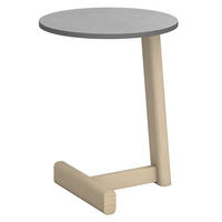 GARTENBEISTELLTISCH 30/30/50 cm Holz, Kunststoff  - Eschefarben/Hellgrau, ROMANTIK / LANDHAUS, Holz/Kunststoff (30/30/50cm) - Dieter Knoll