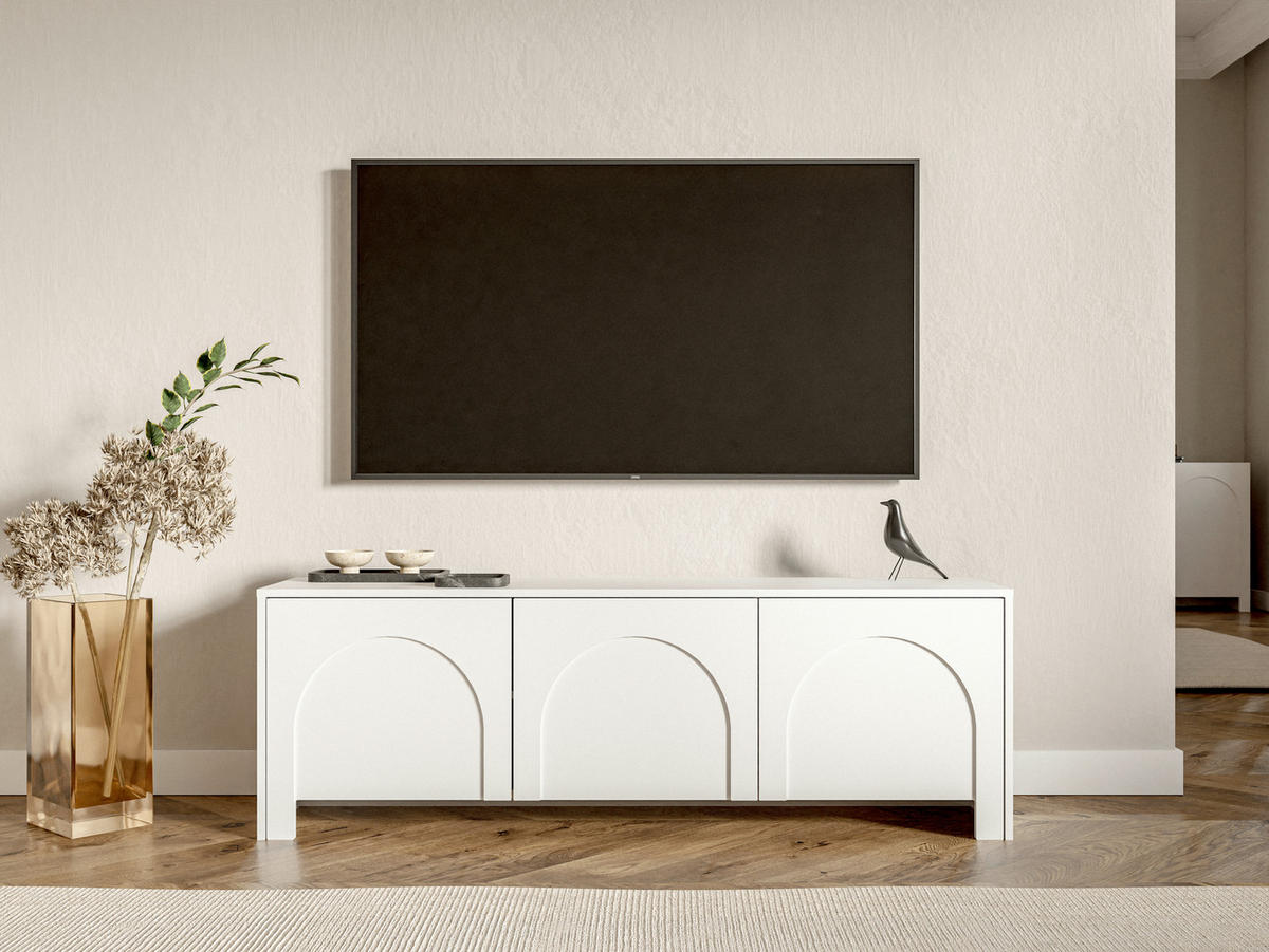 TV-ELEMENT 150/49/35 cm  - Weiß, Design, Holzwerkstoff (150/49/35cm) - MID.YOU