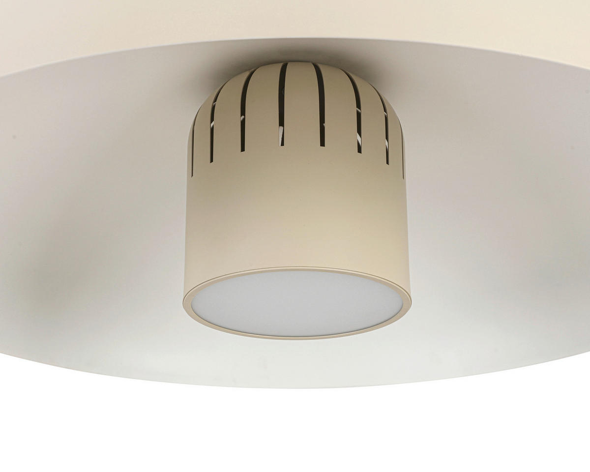 LED-DECKENLEUCHTE Louis 60/21,5 cm   - Grau, Design, Kunststoff/Metall (60/21,5cm) - Dieter Knoll