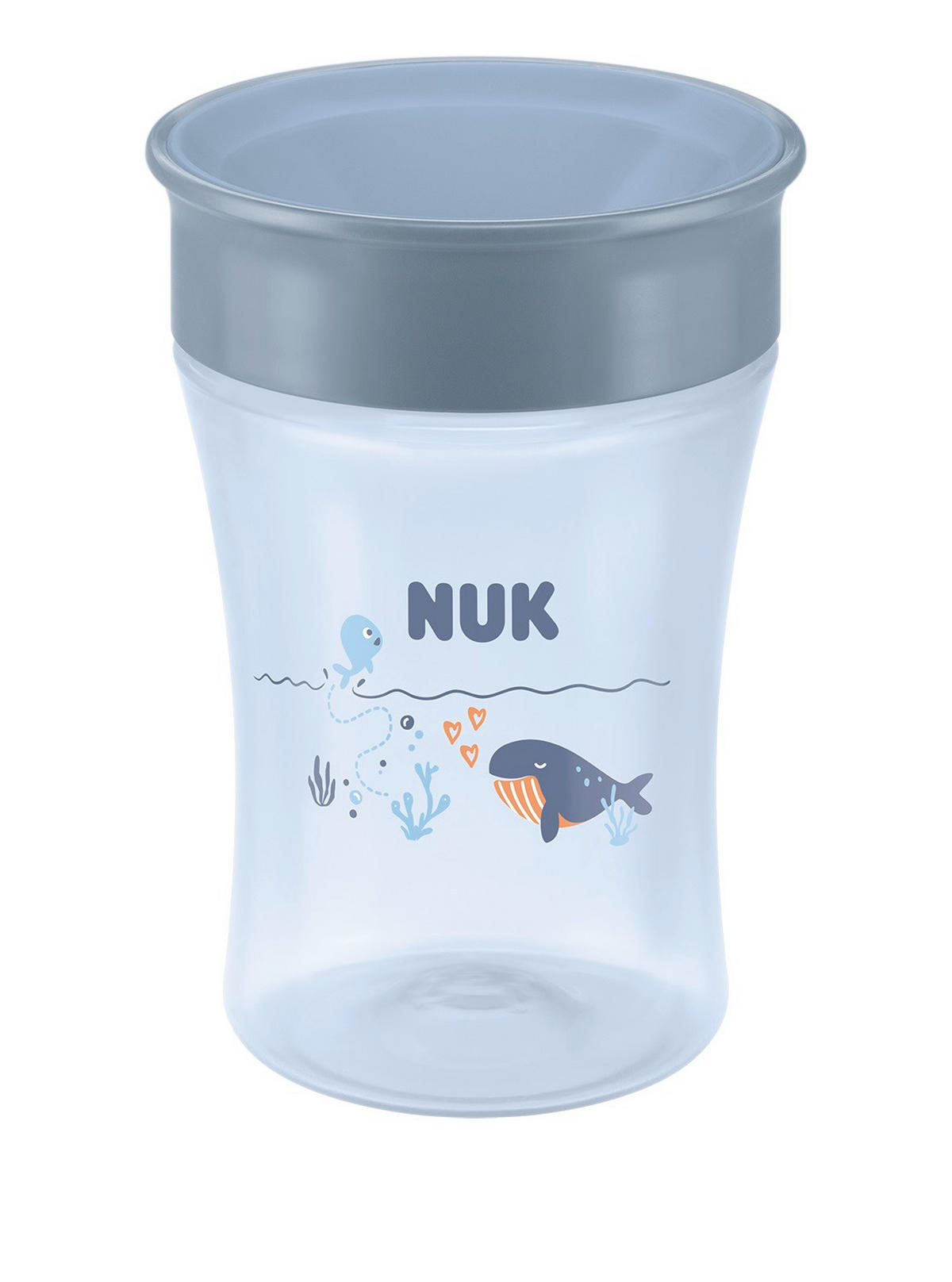 TRINKBECHER NUK First Choice Learner Cup Magic 230ml 230 ml  - Pastellblau/Brombeere, Basics, Kunststoff (230ml) - NUK
