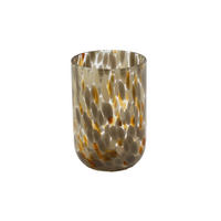 POHÁR  - világosbarna, Basics, Üveg (8/12/8cm)