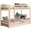 ETAGENBETT - Naturfarben, MODERN, Holz (90/200cm) - MID.YOU