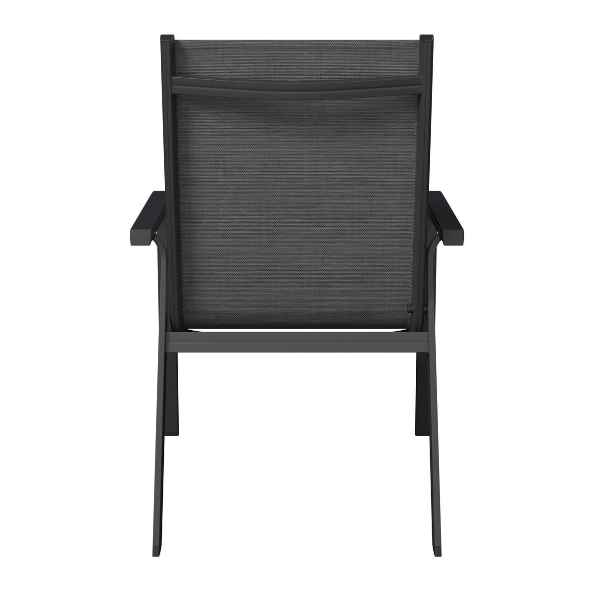 STAPELSTUHL Metall, Textil Anthrazit, Grau  - Anthrazit/Grau, Konventionell, Textil/Metall (65,5/99/69,5cm) - Kettler