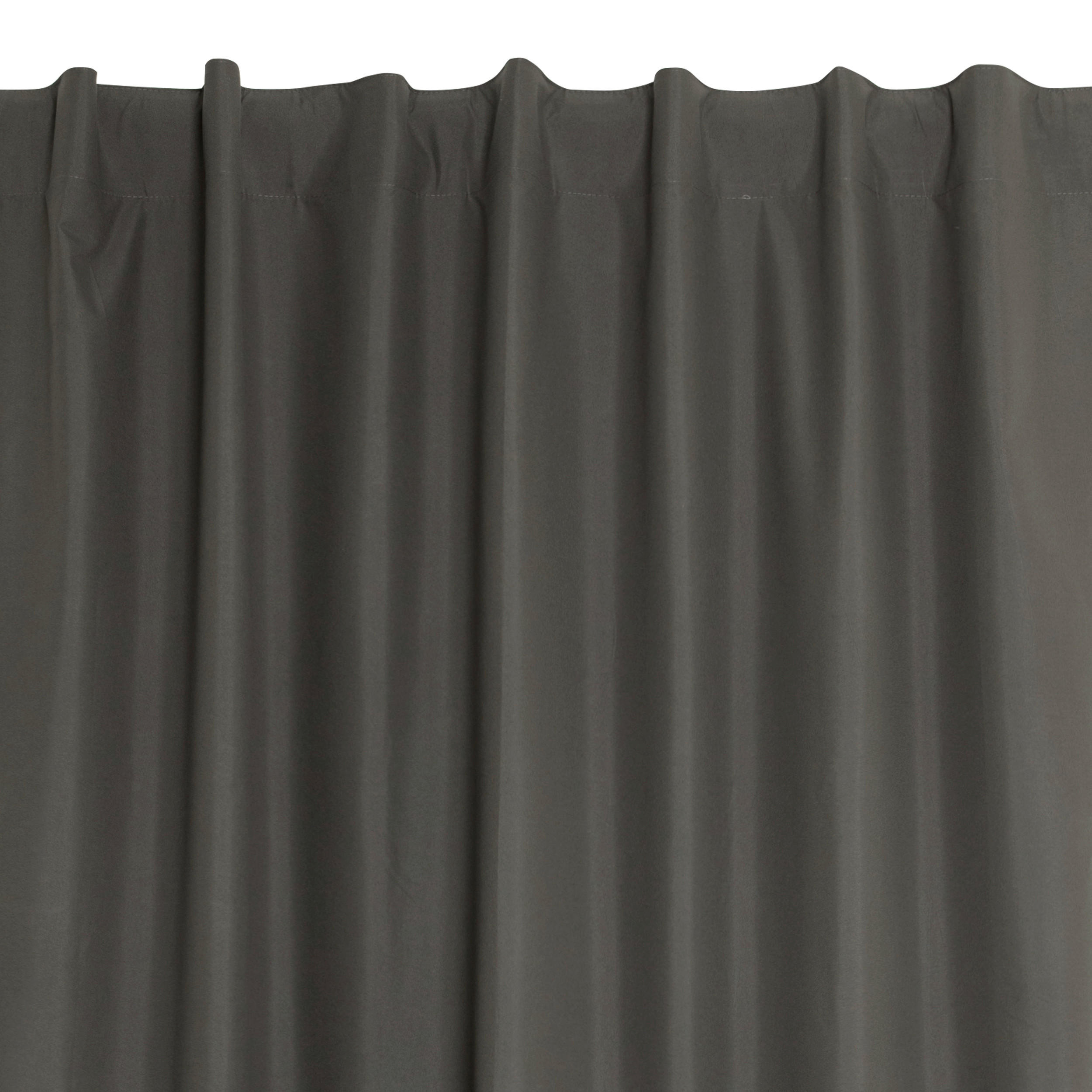 FERTIGVORHANG  black-out (lichtundurchlässig)   135/280 cm  - Anthrazit, Basics, Textil (135/280cm)