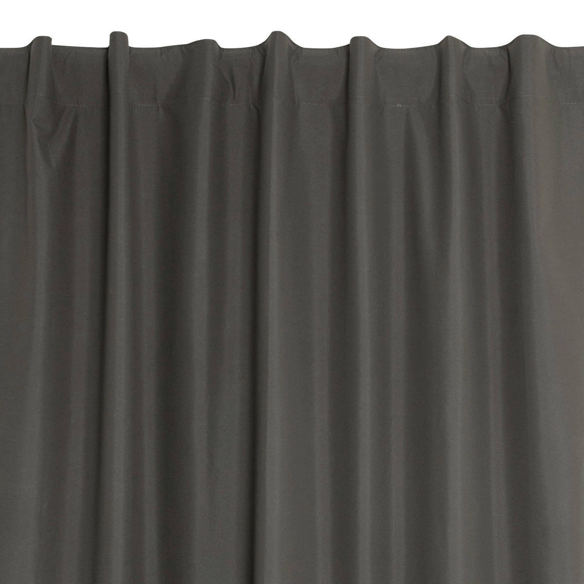FERTIGVORHANG  black-out (lichtundurchlässig)   135/280 cm  - Anthrazit, Basics, Textil (135/280cm)