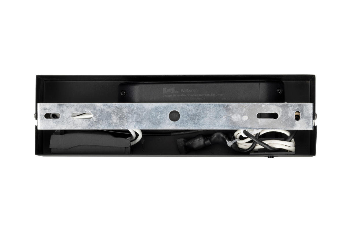 Lampă Suspendată Cu Led 95/27/150 cm  - negru maroniu, Design, sticlă/metal (95/27/150cm) - Dieter Knoll