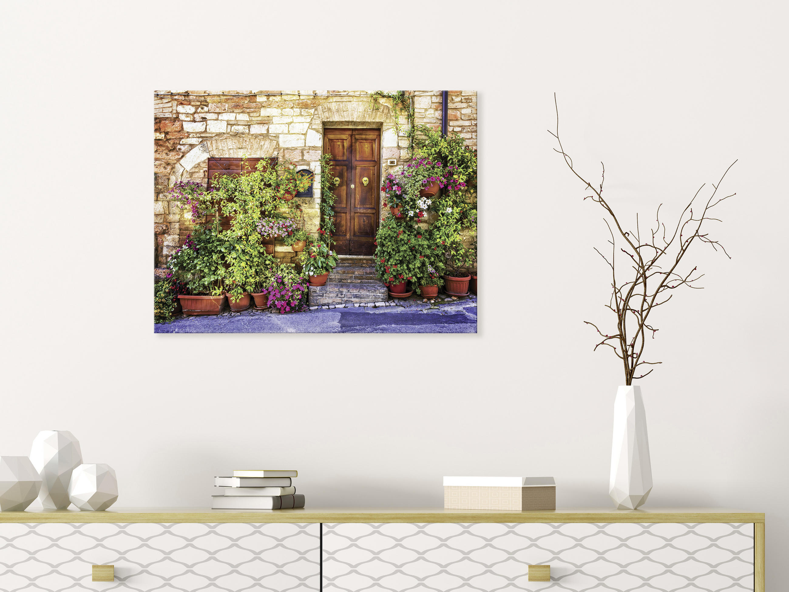 OBRAZ NA PLÁTNĚ, architektura, pláž a moře, 60/80 cm  - vícebarevná, Natur, dřevo/papír (60/80cm) - Euroart