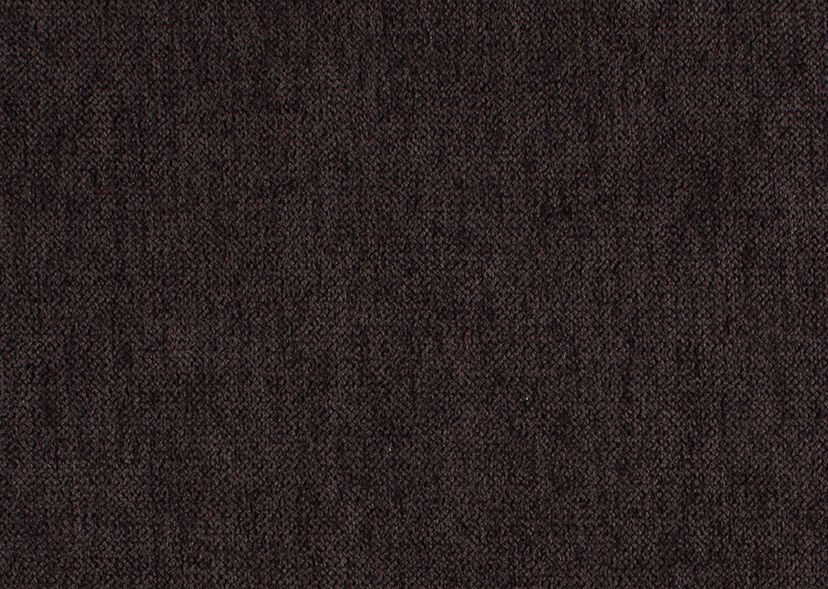 ECKSOFA in Velours Braun  254/224 cm  - Schwarz/Braun, Design, Kunststoff/Textil (254/224cm) - Stylife