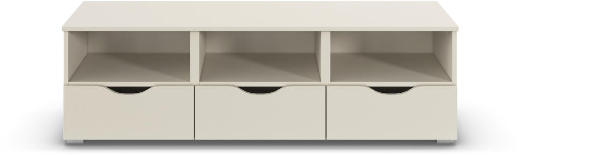 LOWBOARD  in 140/43/42 cm  - Champagner/Silberfarben, Basics, Holzwerkstoff (140/43/42cm) - Boxxx