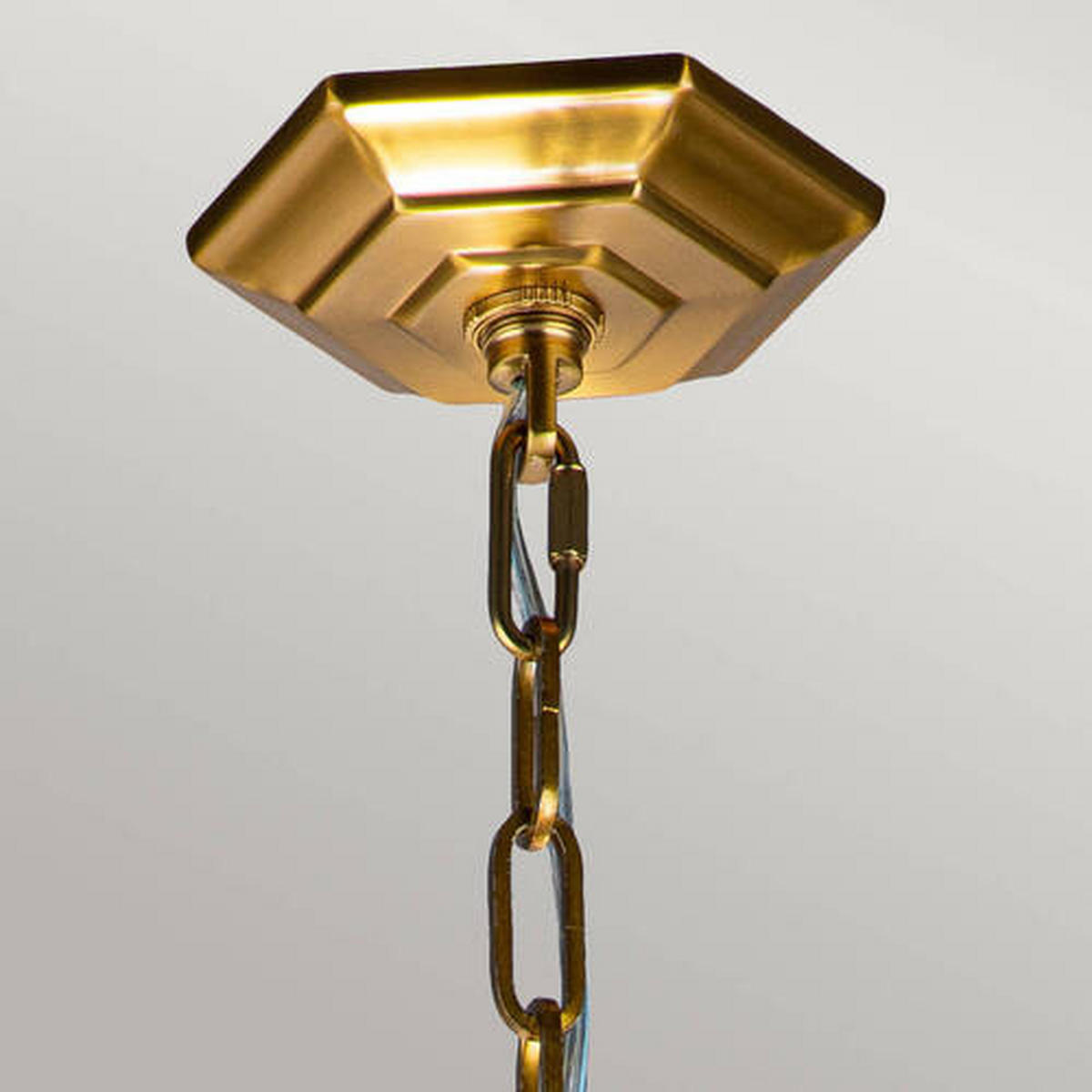 VISEČA SVETILKA  Elstead Corinne      43.2/67.9 cm      E14 - barve medenine, Konvencionalno, kovina (43.2/67.9cm) - Elstead Lighting