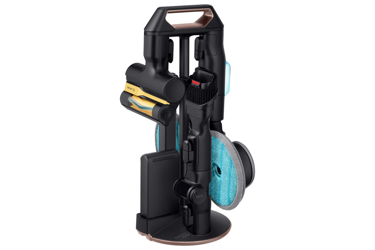 AKKU-HANDSTAUBSAUGER BESPOKE JET CLEAN  - Schwarz/Dunkelblau, Basics, Kunststoff/Metall (25/100/21cm) - Samsung