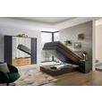 BOXSPRINGBETT 140/200 cm  in Anthrazit  - Anthrazit, KONVENTIONELL, Textil (140/200cm) - Carryhome