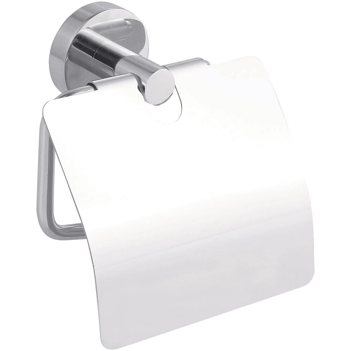 TOILETTENPAPIERHALTER - Chromfarben, Basics, Metall (14,5/13/5,4cm) - Tesa