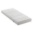 KALTSCHAUMMATRATZE 90/200 cm, Höhe ca.: 18 cm, H3 = fest, 7-Zonen - KONVENTIONELL, Textil (90/200cm) - Sleeptex