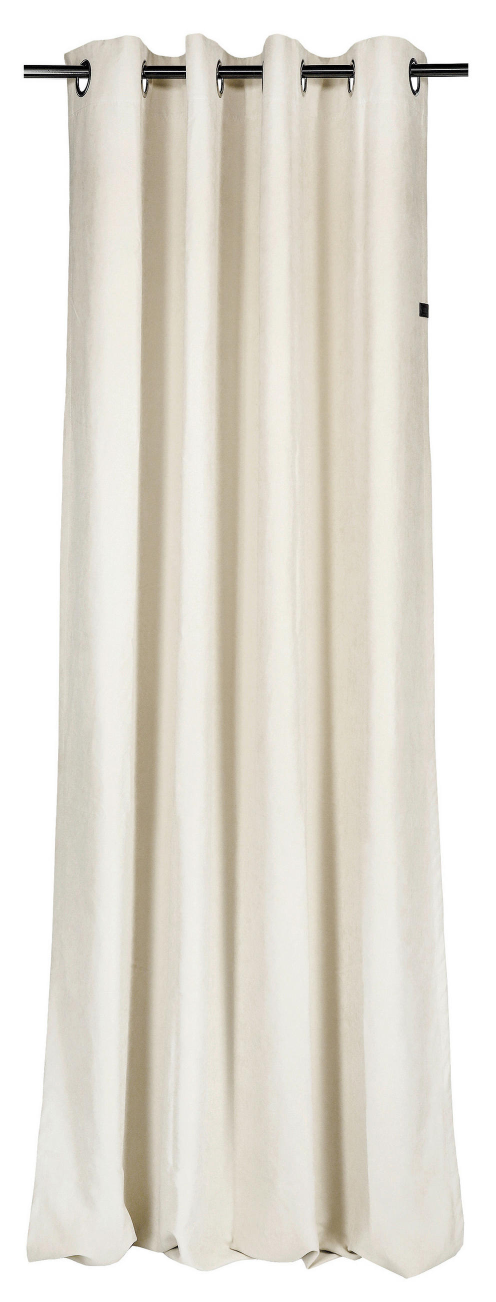 ZÁVES S OČKAMI, nepriehľadné, 130/250 cm - krémová/béžová, Basics, textil (130/250cm) - Schöner Wohnen