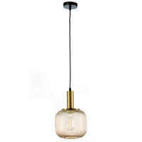 HÄNGELEUCHTE 20/105 cm  - Braun, KONVENTIONELL, Metall (20/105cm)