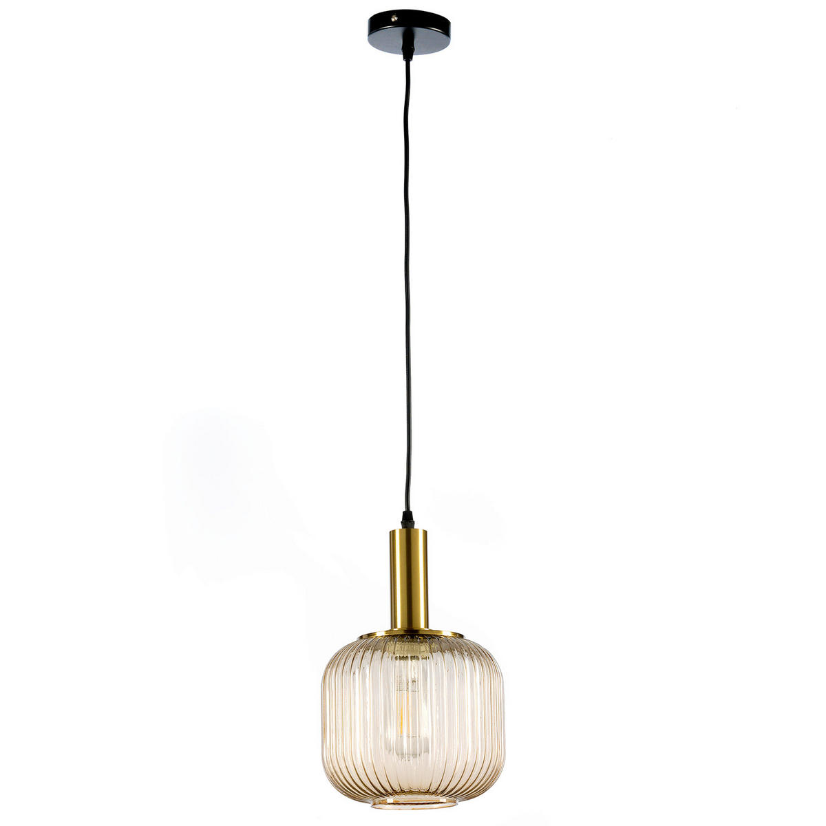 HÄNGELEUCHTE 20/105 cm  - Braun, KONVENTIONELL, Metall (20/105cm)
