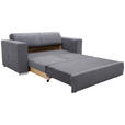 SCHLAFSOFA in Chenille Anthrazit  - Anthrazit/Silberfarben, KONVENTIONELL, Kunststoff/Textil (190/81/97,5cm) - Carryhome
